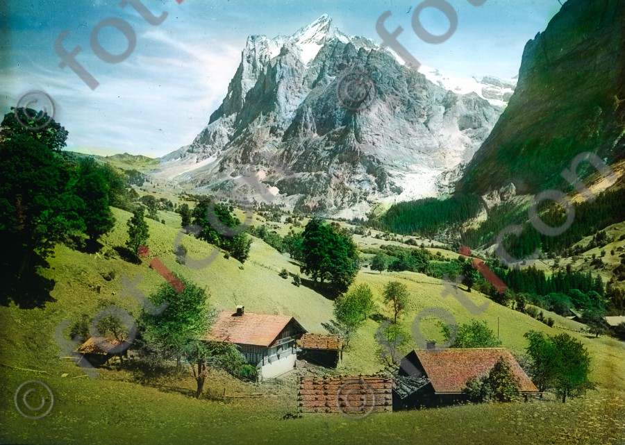 Wetterhorn | Wetterhorn - Foto foticon-simon-023-041.jpg | foticon.de - Bilddatenbank für Motive aus Geschichte und Kultur